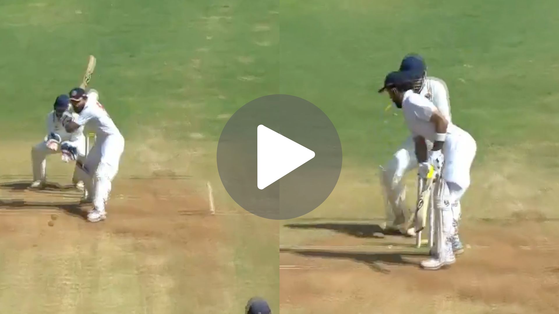 [Watch] Tanush Kotian's Sharp Turner Shatters Dhruv Shorey's Timber In Ranji Trophy Final